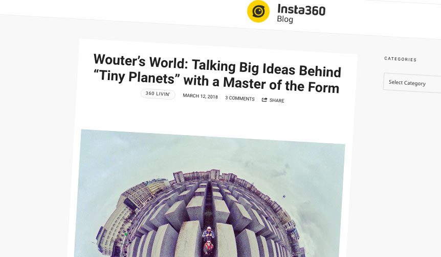 Thumbnail naar artikel Styleshift360 op het blog van Insta360.com