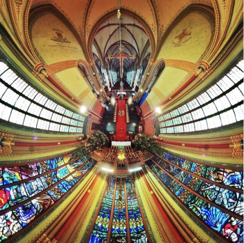 Littleplanet foto van de Lambertusbasiliek in Hengelo